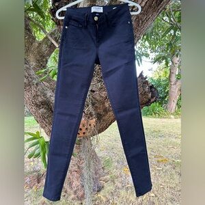 FRAME Denim Skinny Jeans Sz 25 Color Deep Blue Never Worn